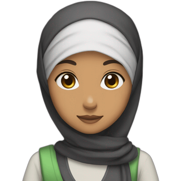 hijabi pokemon trainer emoji