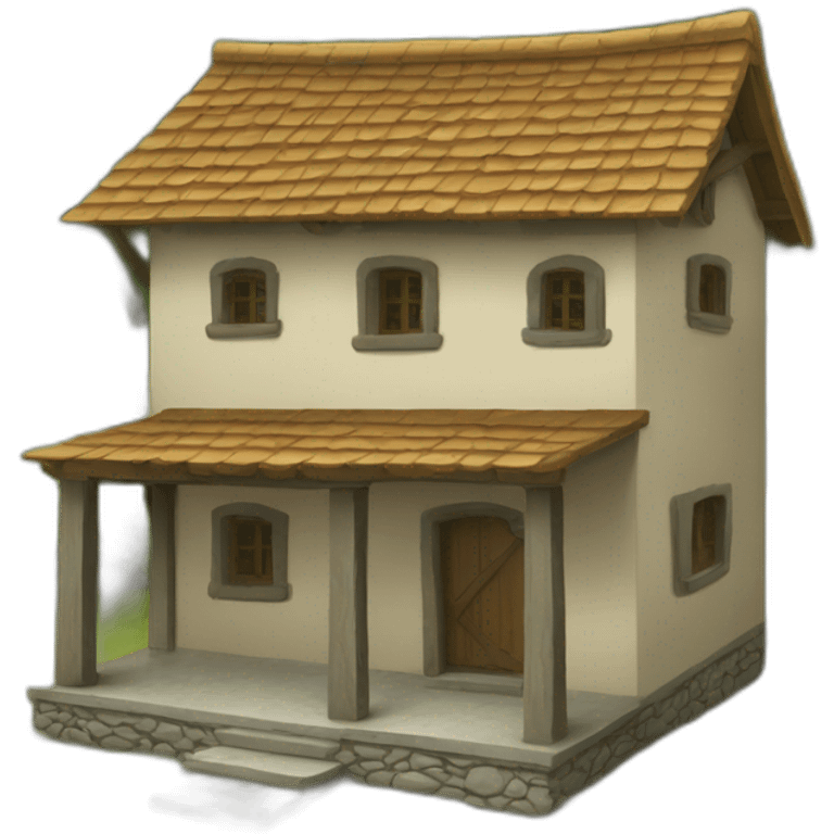 "Gaulish house" emoji