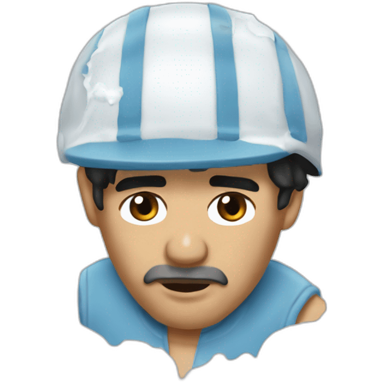 Maradona mange glace emoji