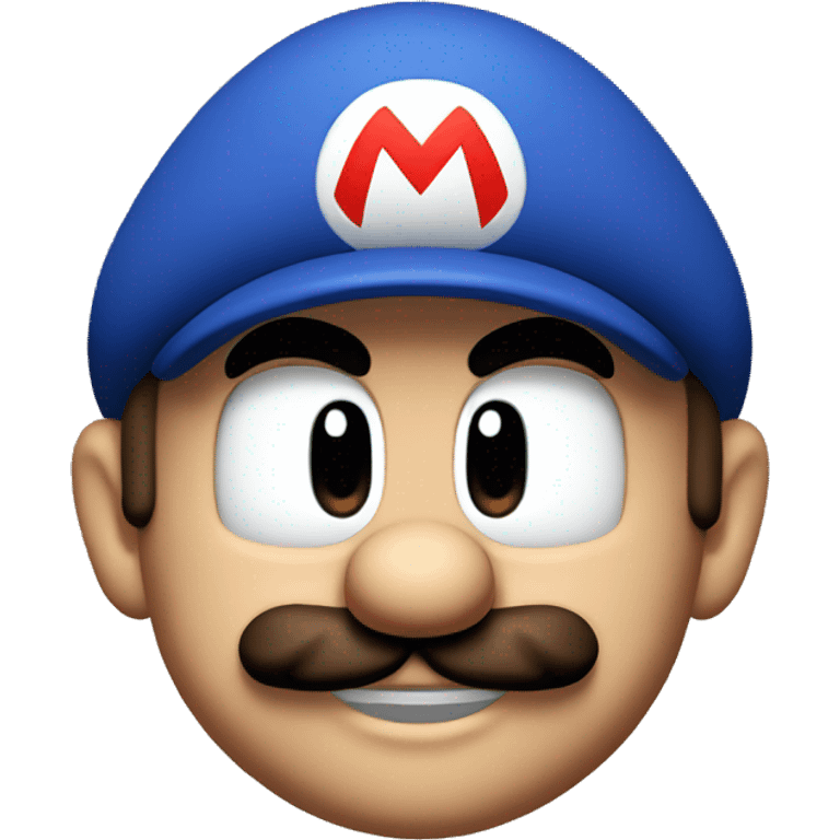 Super mario head  emoji