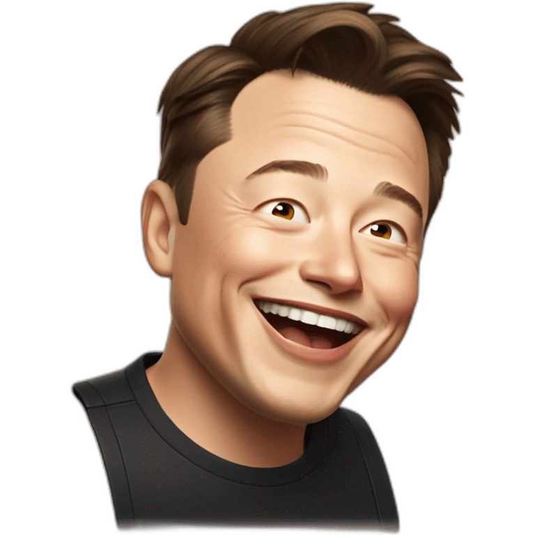 Elon Musk laugh emoji