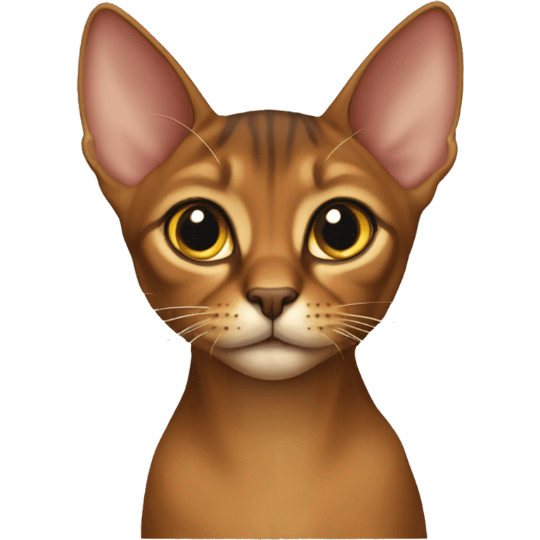 Abyssinian cat emoji