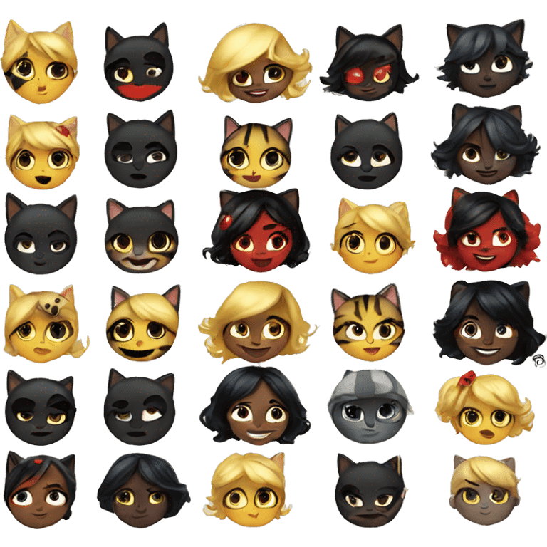 Miraculous: Ladybug & Cat Noir emoji