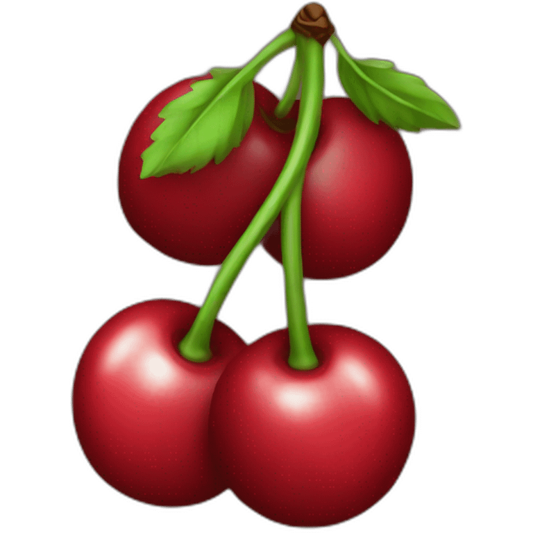 Cherry Fruit pixel emoji