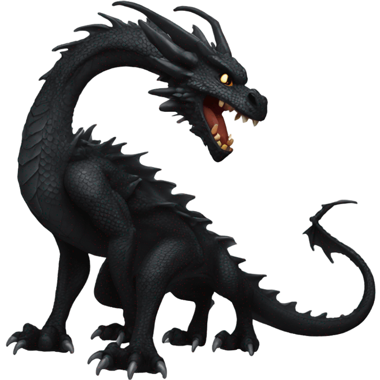 black dragon emoji