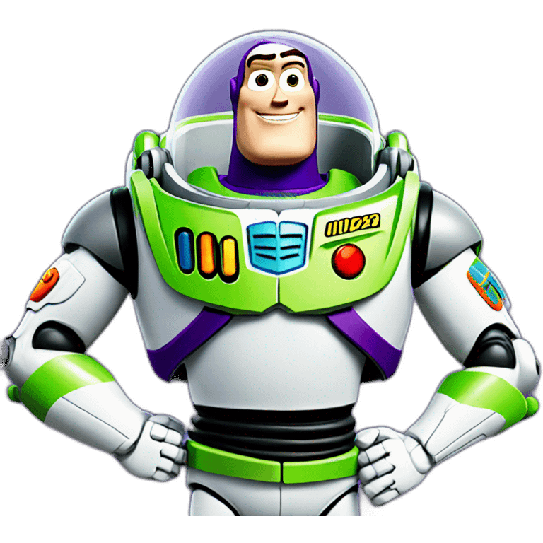 Buzz lightyear shoulders up emoji