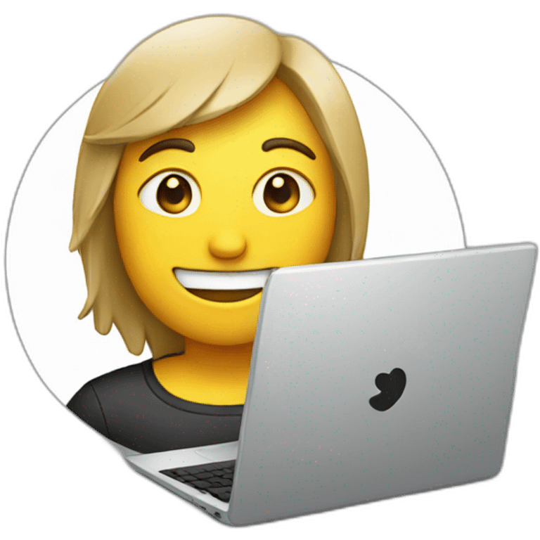 techie with laptop emoji