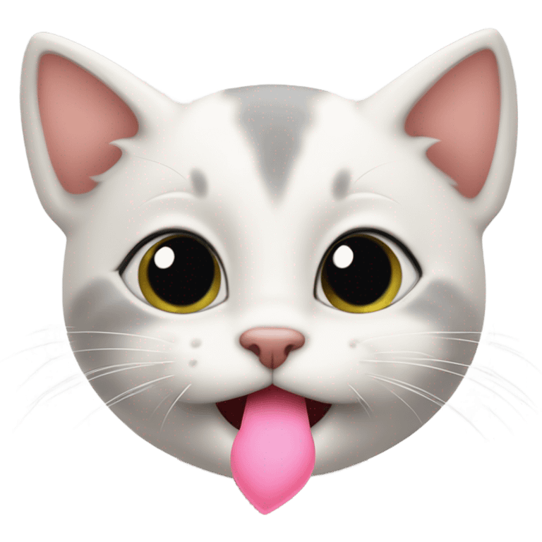 Kitty blowing kisses emoji