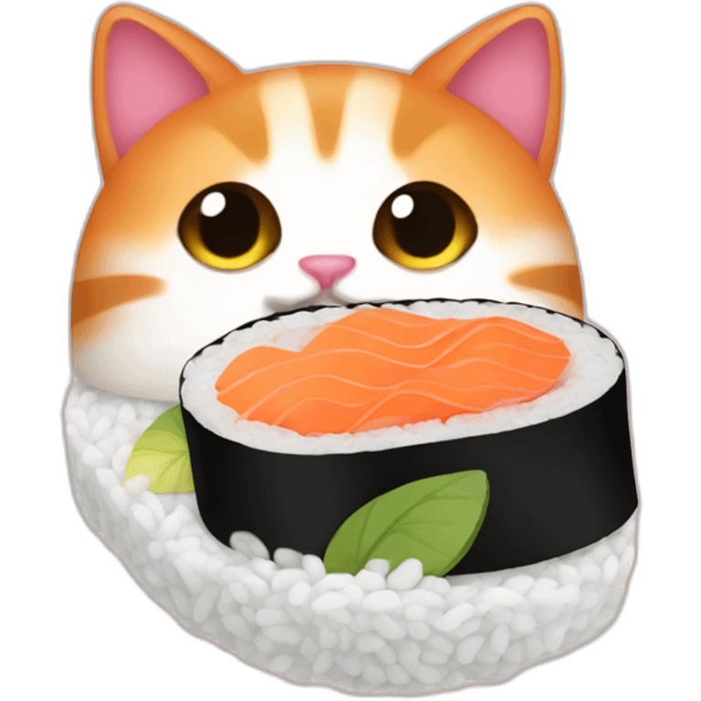 sushi cat emoji