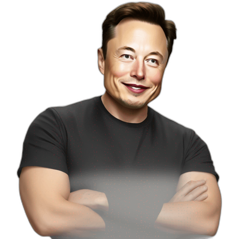 Elon musk qui tweet  emoji