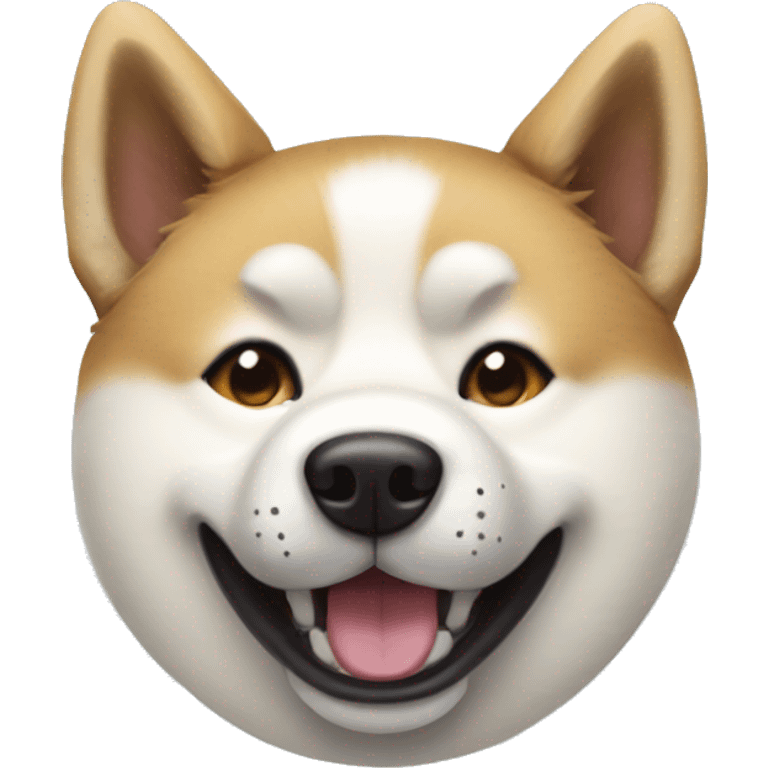 happy akita inu emoji