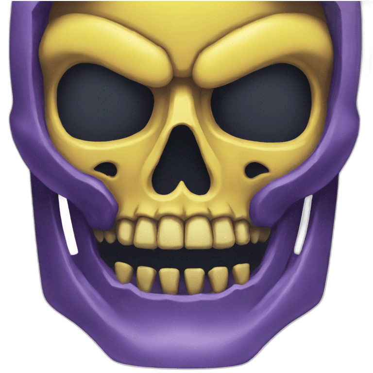 skeletor yellow skull emoji