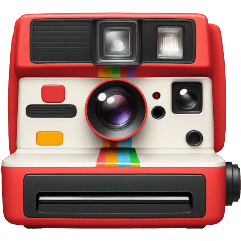 Polaroid red emoji