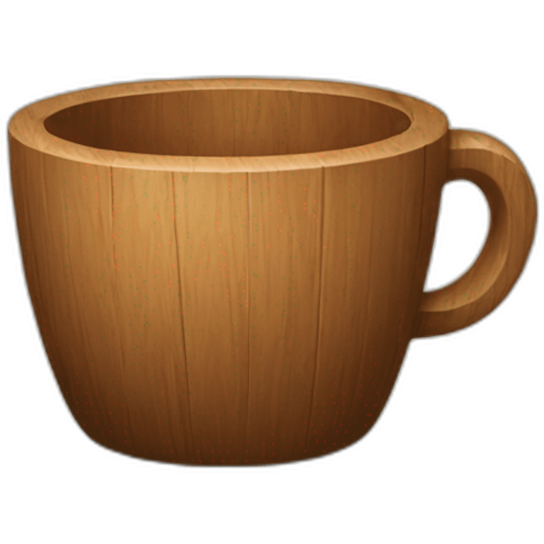 wooden cup emoji