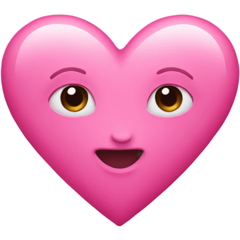 Pink heart  emoji