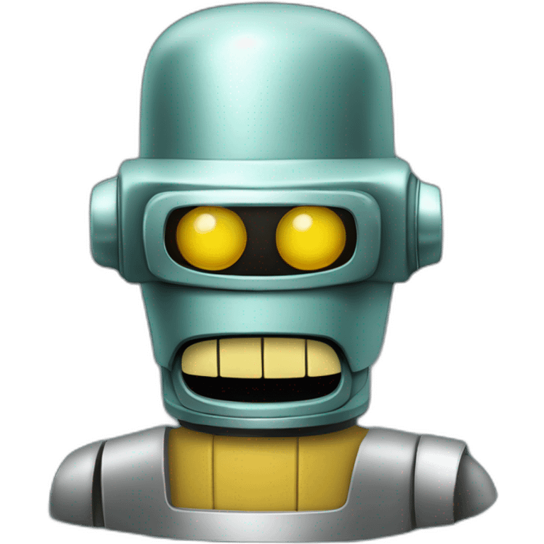 bender futurama besa mi brillante culo metálico emoji