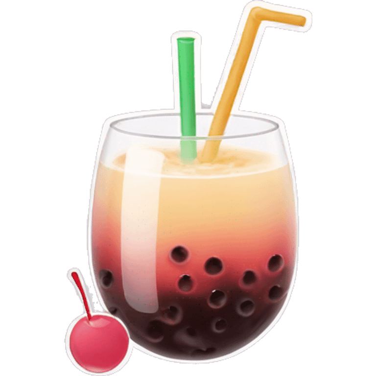 bubble tea wine emoji