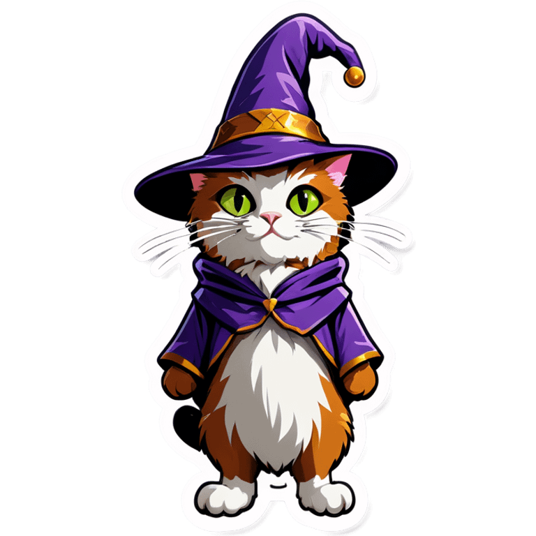 Wizard cat emoji