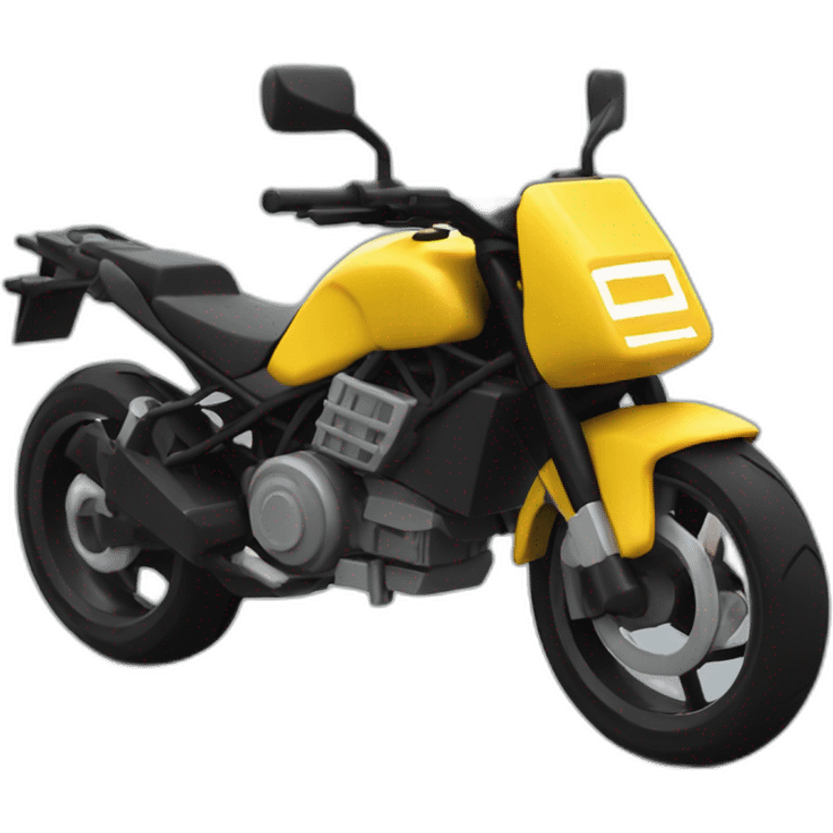 Roblox noob sur une moto emoji