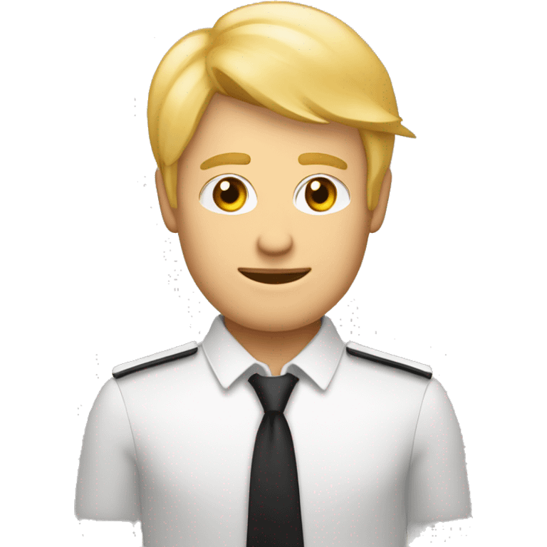 Un homme métisse avec des lox d’un coté blonds et noir de l’autre coté  emoji