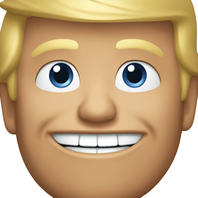 Donald trump smiling emoji