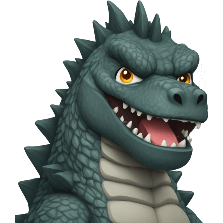 Disappointed Godzilla emoji