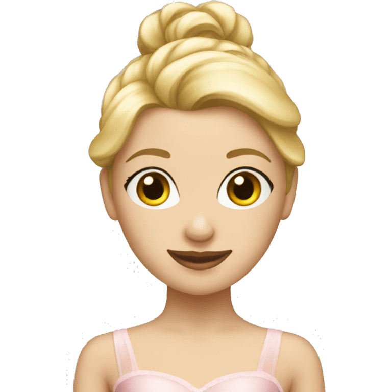 blonde ballerina emoji