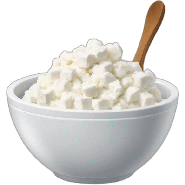 cottage cheese in a bowl emoji