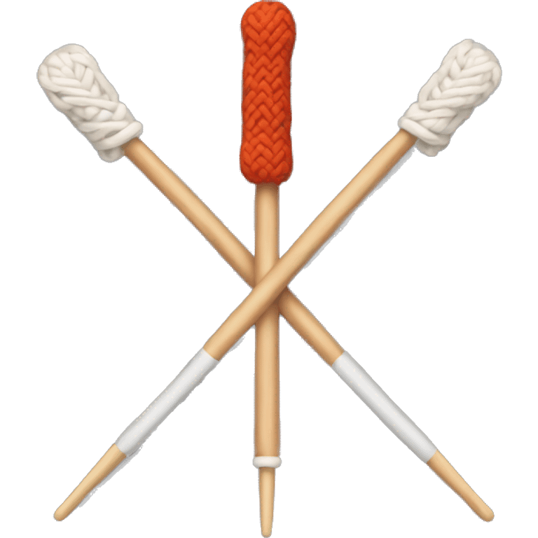 Knitting needles emoji