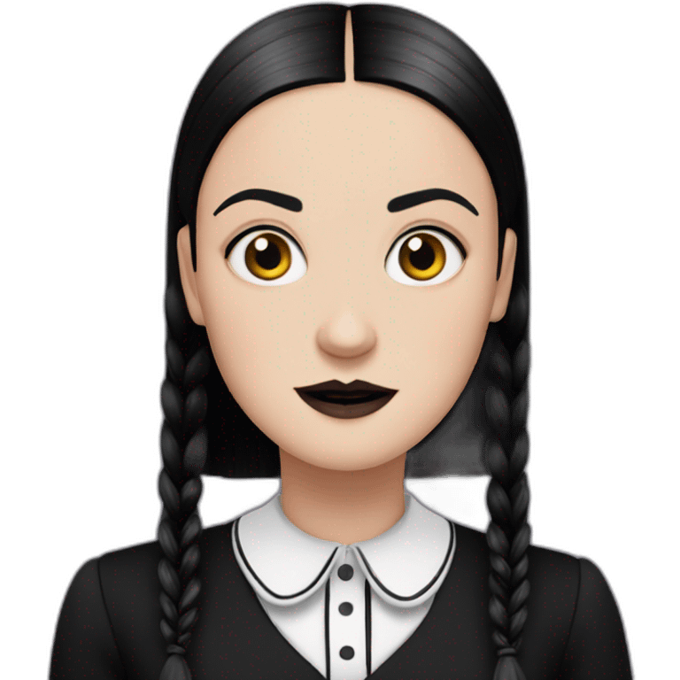 wednesday addams funny emoji