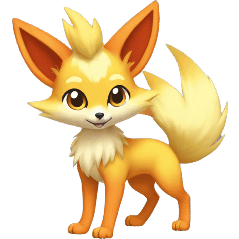  Fennekin-Quilava—Vulpix-Nickit-Fakemon Full body emoji