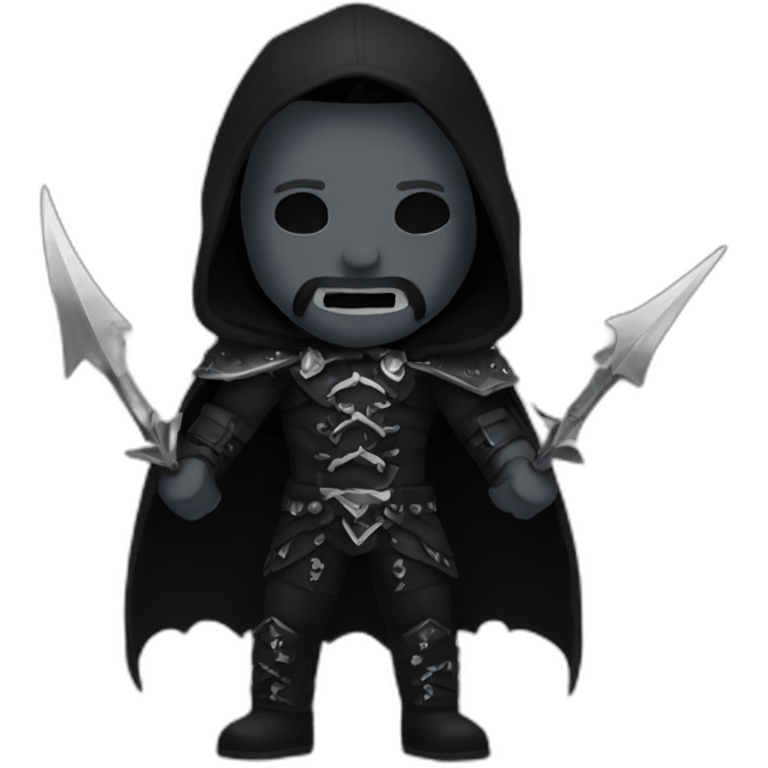 Black metal guy emoji