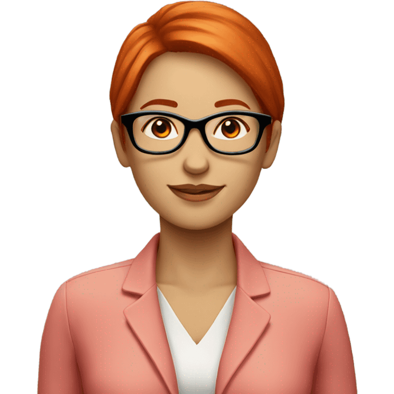 red hair woman nutritionist glasses no money emoji