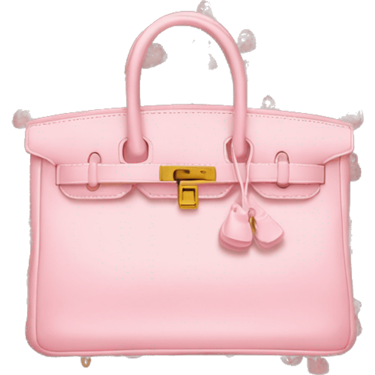 baby pink birkin bag emoji