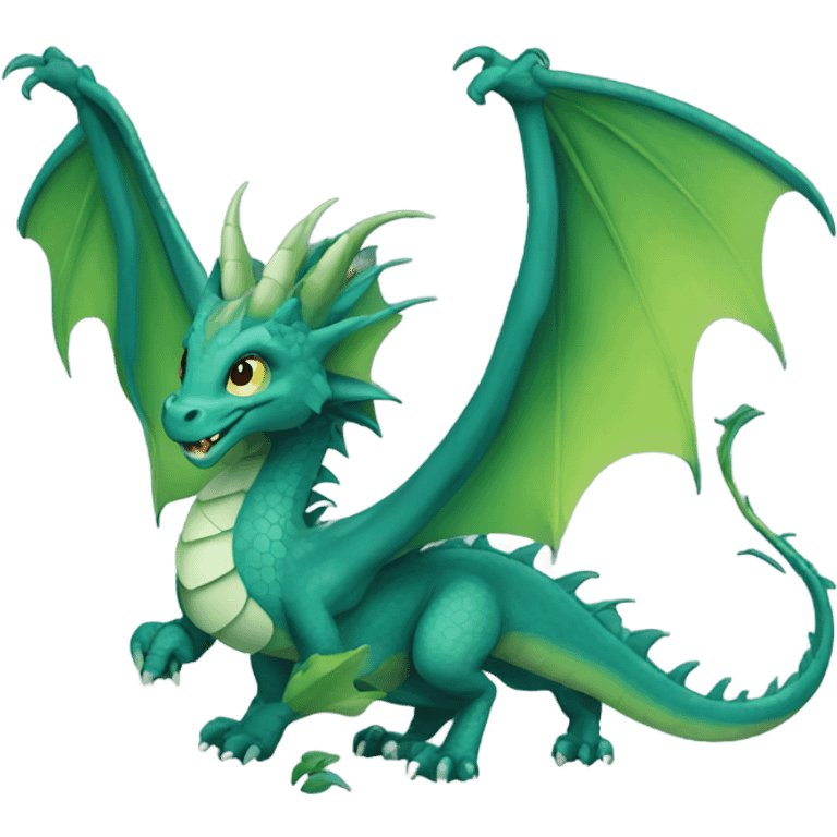 Make a beautiful dragon emoji