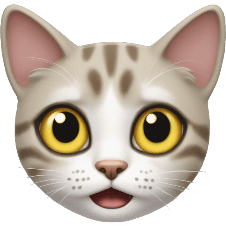 surprised cat emoji