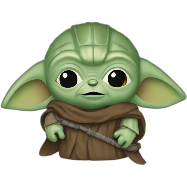 Mandalorian yoda emoji