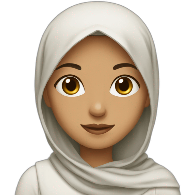 Tunisan Muslim girl emoji