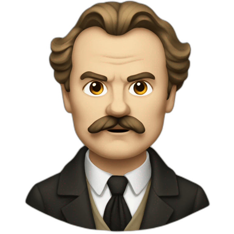 Nietzsche sérieux emoji