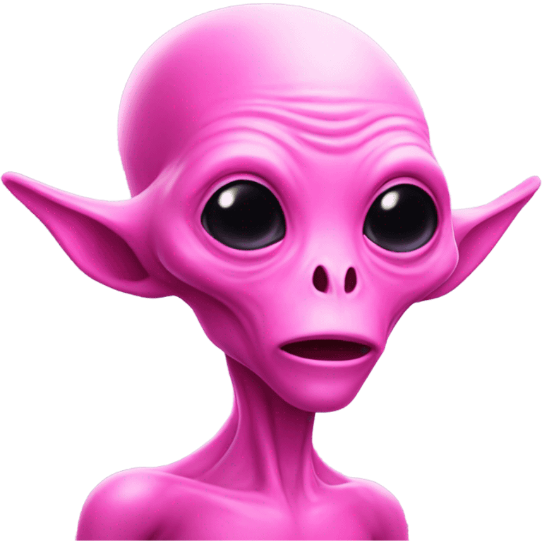 pink alien emoji