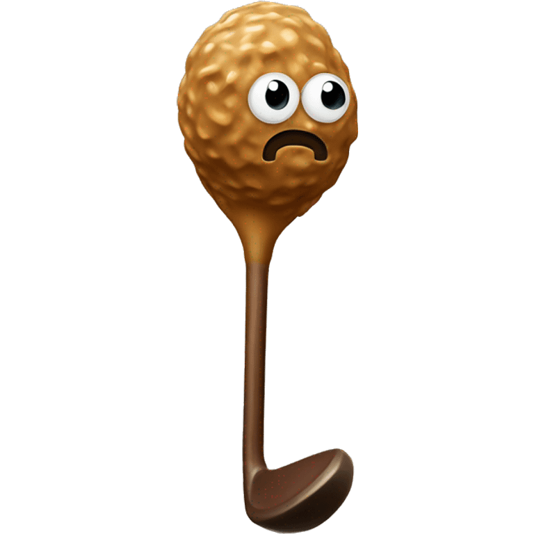 Poop golf club emoji