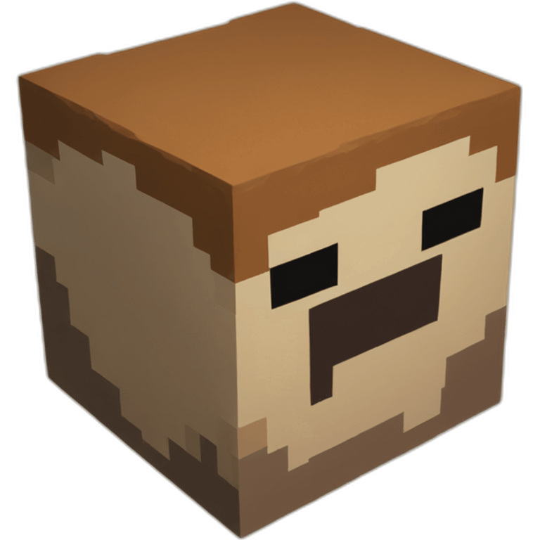 Minecraft dirt block emoji