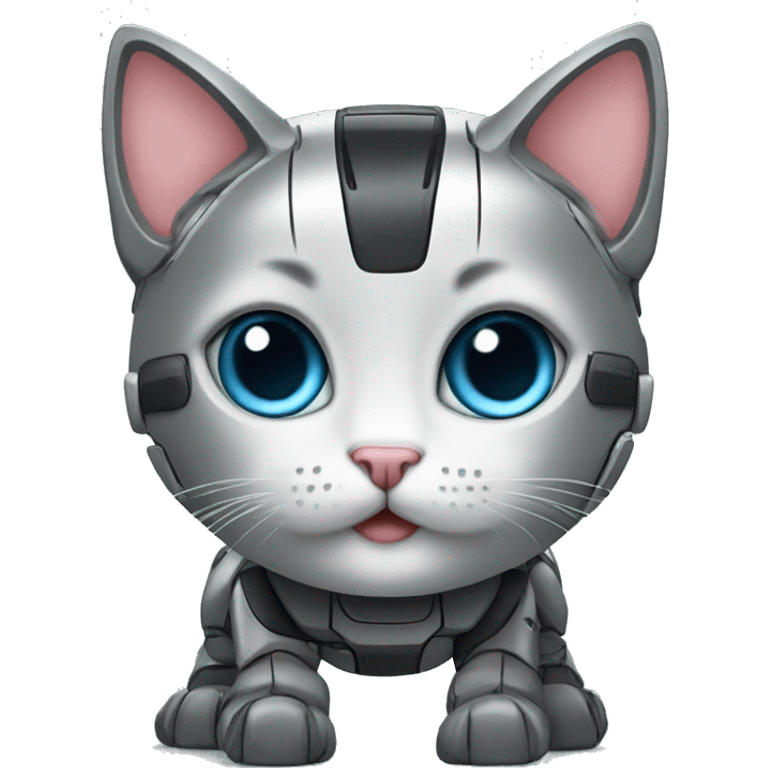 Robot kitten emoji