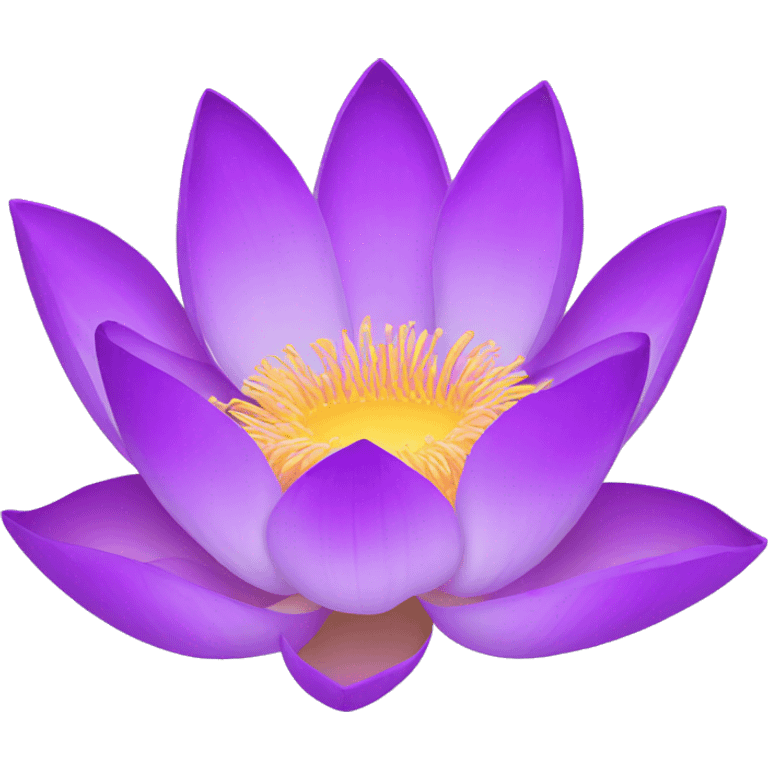 purple lotus emoji