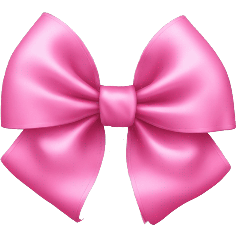 Pink bow emoji