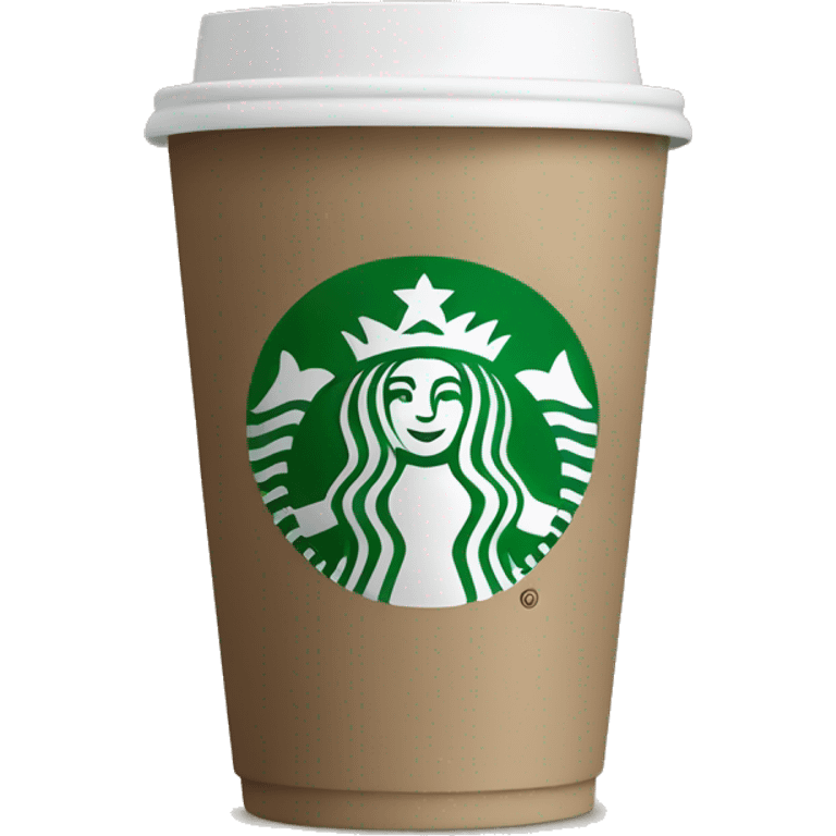 A starbucks coffee beige  emoji