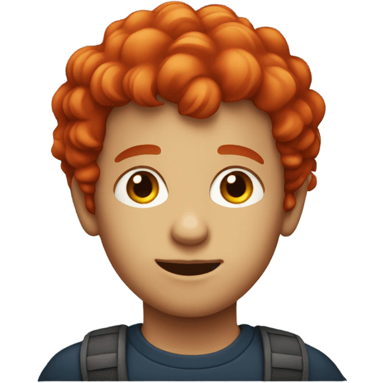 Red head boy emoji