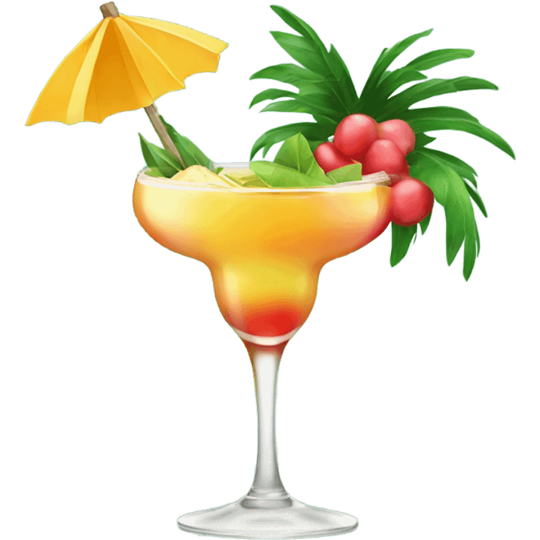 tropical cocktail  emoji