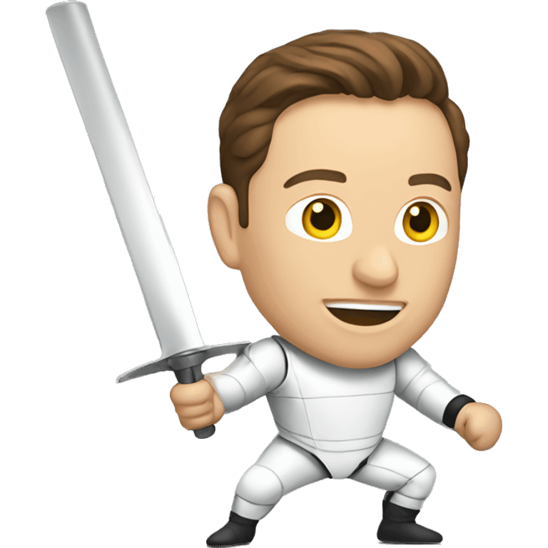 Elon musk fencing emoji