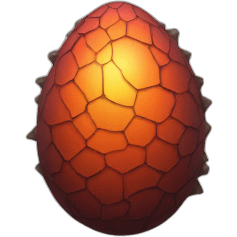 Dragon egg cracked emoji